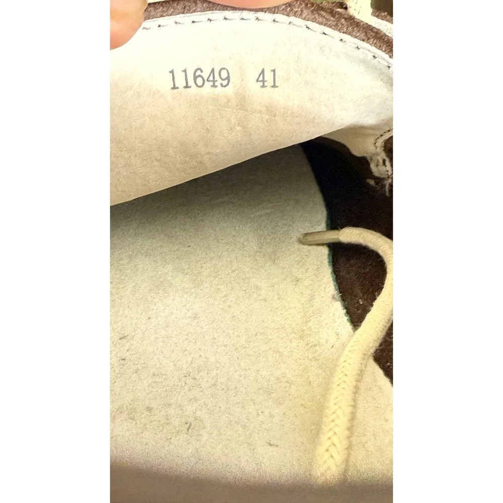 Everugg Australia UGG Eversheepskins Brown Leather Boat Shoes‎ Loafers 11649 41